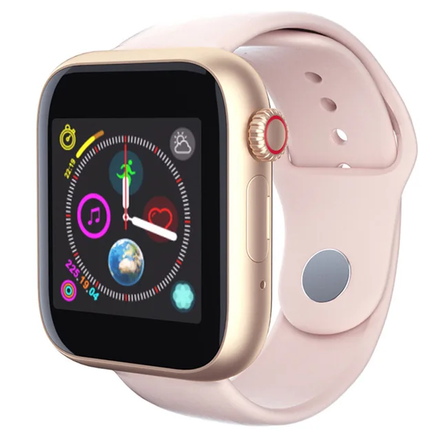 A5 PK APPLEWATCHSERIES 5 Смарт-часы фитнес Bluetooth наручные часы для Android телефонная сим-карта камера Сенсорный экран Поддержка TF карты часы браслеты спортивные наручные часы - Цвет: Goldrose