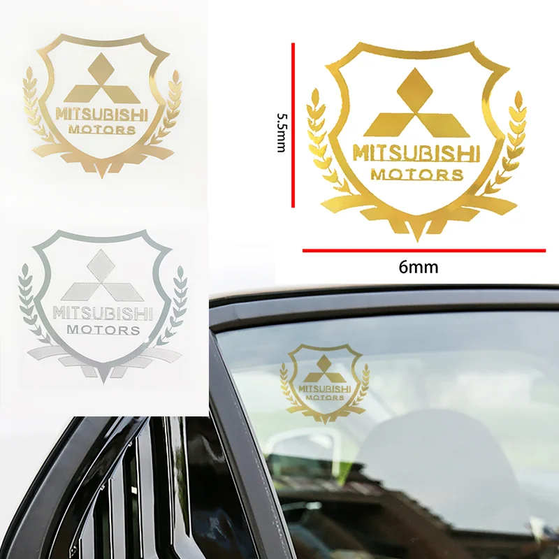 

Coat Of Arms Window Stickers for Mitsubishis Eclipse Cross Triton Mirage FUSO ASX Lancer Pajero V77 V73 Outlander L200 EVO E-YI