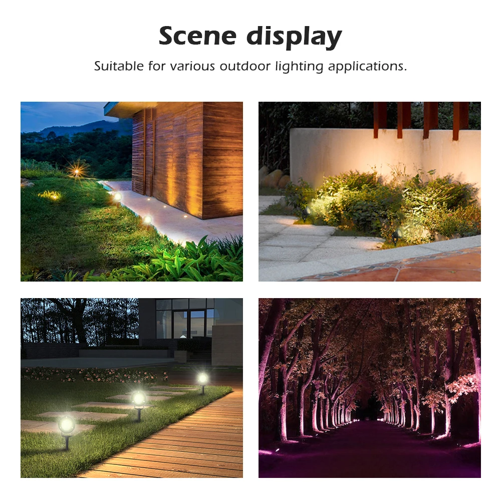 Lampadaire extérieur,lampe d'extérieur LED Zigbee 3.0,indice d