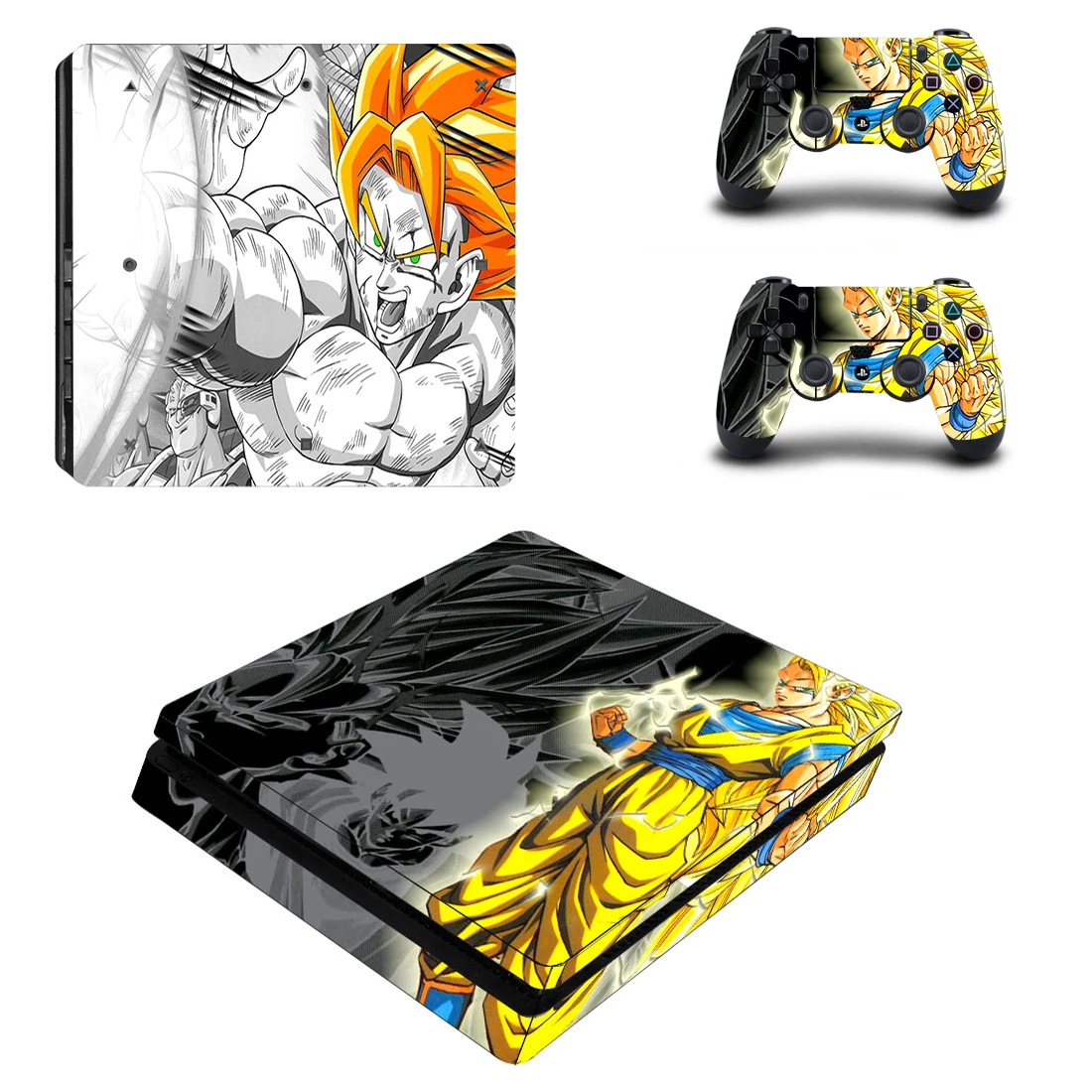 Dragon Ball Super PS4 Slim sticker s Play station 4 кожа Наклейка Обложка для playstation 4 PS4 Slim Consol& контроллер Скины Виниловые