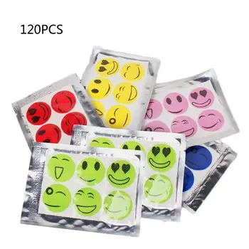 

120pcs Mosquito Repellent Patches Stickers Non Toxic Pure Essential Oil Camping Travel Children Adult Repellent Sticker