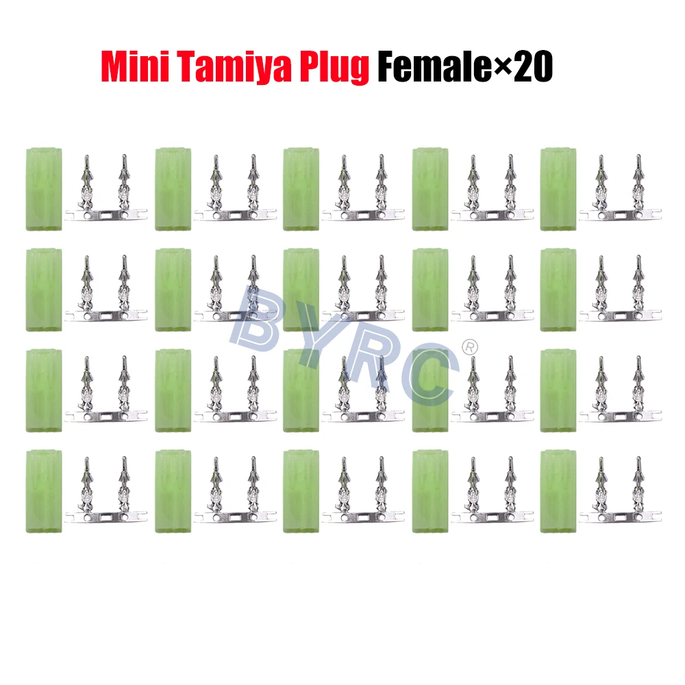 TONYSA 5 Paires Mle Femelle Vert Mini Prise Tamiya Connecteur Non Cble Airsoft Rc Nimh 77782968