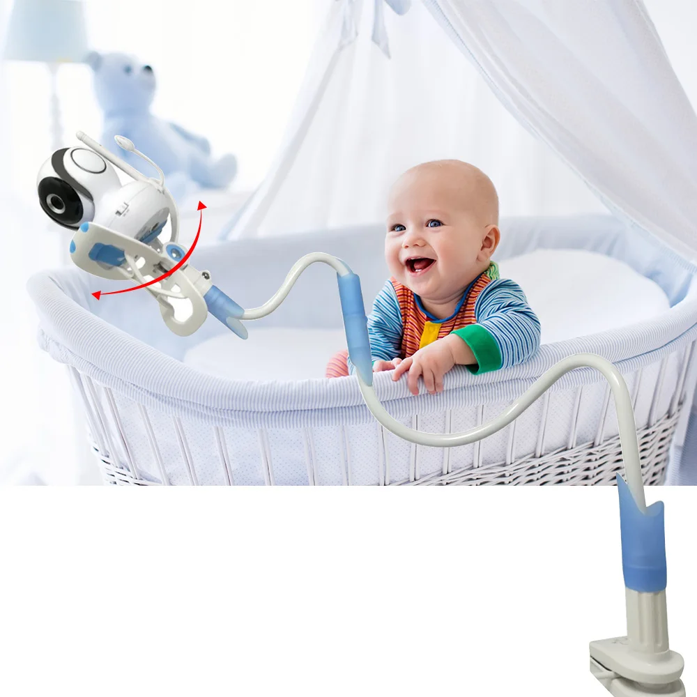 

Multifunction Baby Monitor Baby Cot Wall Mount Camera For Shelf 85cm Feel Free To Install An Adjustable WiFi IP Camera Stand