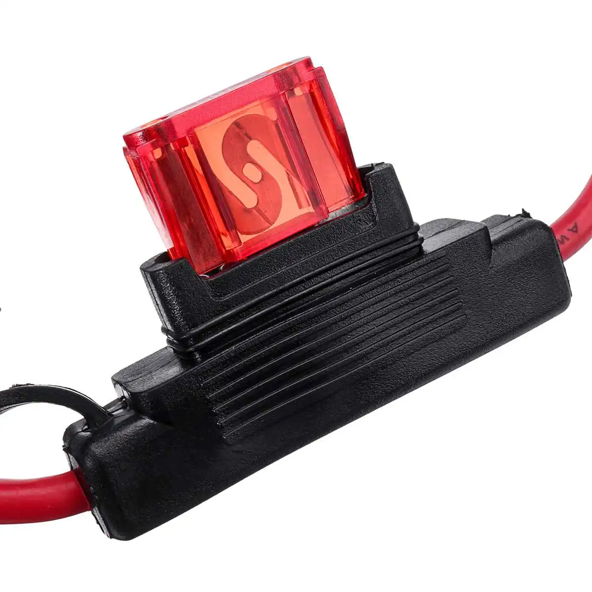 Всепогодный Maxi Blade держатель предохранителя с 8AWG 8 B& S провода с 50Amp предохранитель для двойной батареи автомобиля Fues