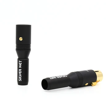 

4pcs hifi audio Gold Plated plug Microphone Pailiccs Pailic XLR Male Female connector Plug Adapter