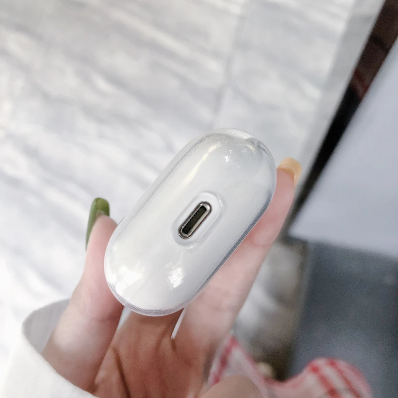 Модный мягкий чехол для Apple AirPods беспроводных Bluetooth наушников защитный телефона