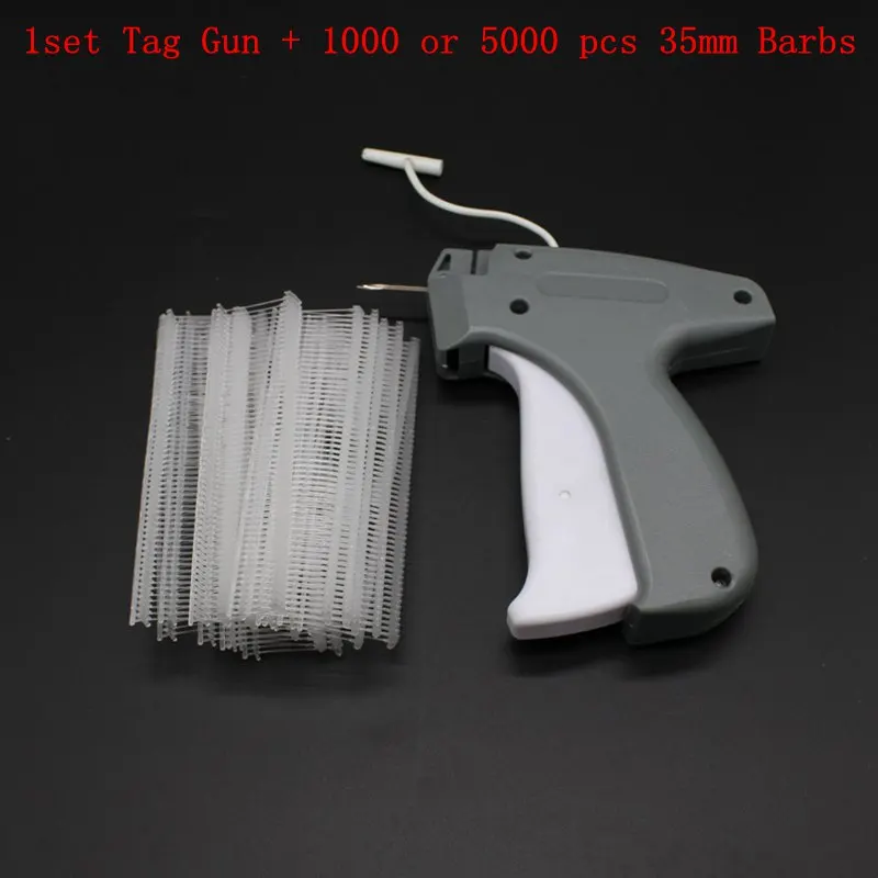Clothing Labels Garment Labels Price Label Stickers 1set Tag Gun + 1000 or 5000 pcs 35mm Barbs