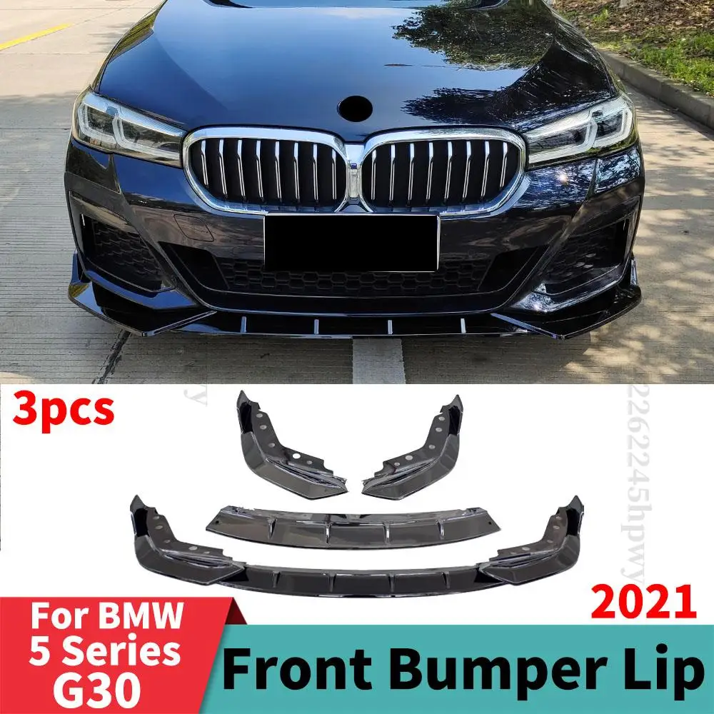 

Передний бампер для губ и подбородка, высокое качество, модификация, обвес, диффузор, спойлер, дефлектор, Стайлинг, отделка для BMW 5 серии G30 2021