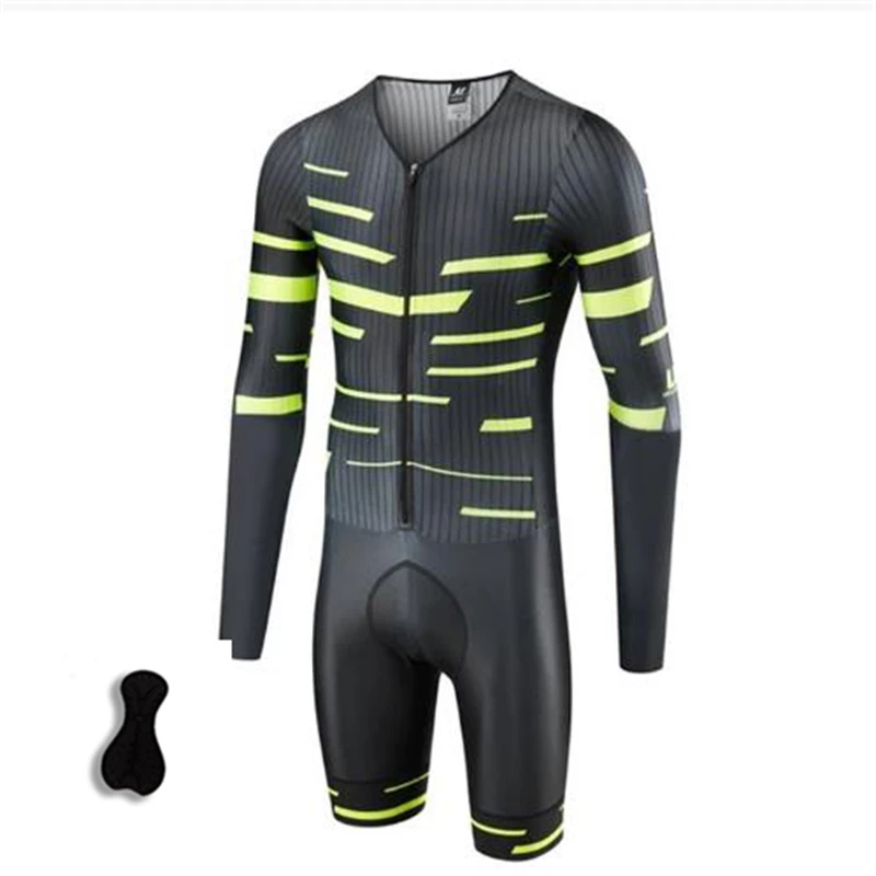 men's Fashion Clothes Swimwear Cycling Triathlon Sets Sleeveless Ciclismo Bicycle  Jumpsuit Kits 2