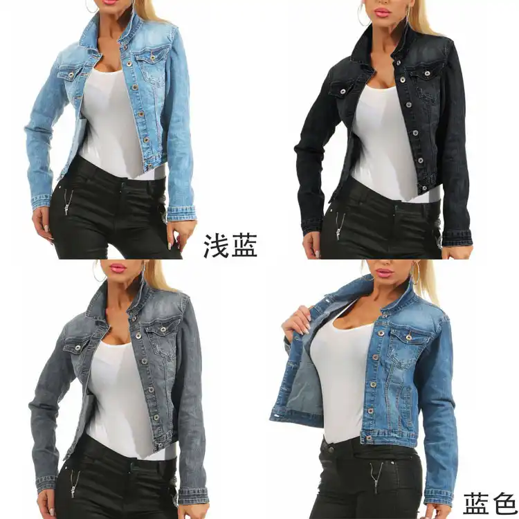 plus size short sleeve jean jacket