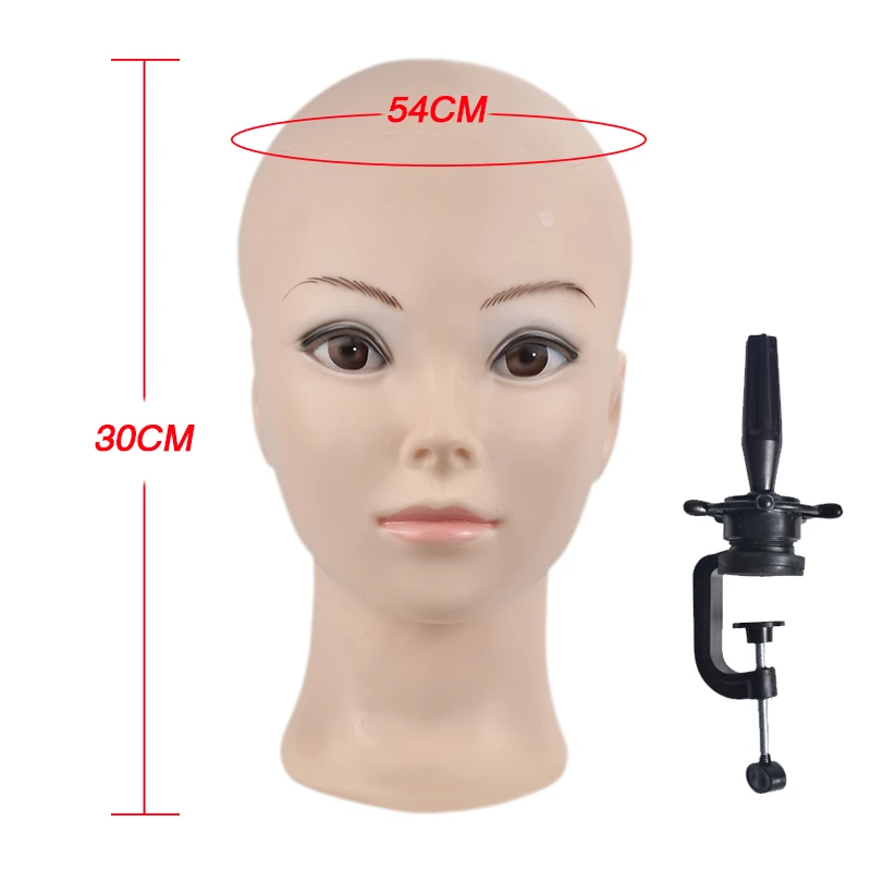 

Special Promotion Female Mannequin Head For Wig Hat Display Cosmetology Manikin Head Female Dolls Bald