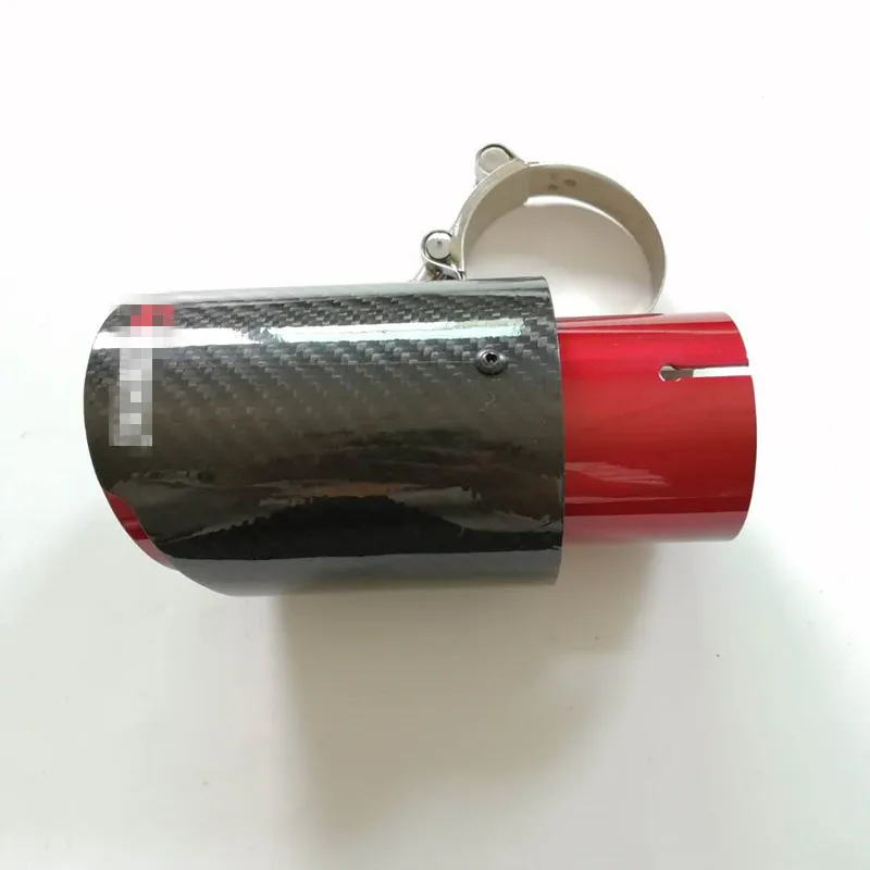1 шт. Akrapovic выхлопные трубы для автомобиля глянцевый карбоновый глушитель