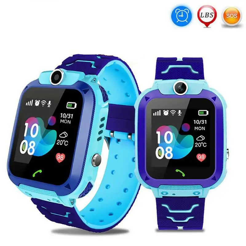 Водонепроницаемые Q12 умные часы многофункциональные детские цифровые наручные часы детские часы телефон для IOS Android детские игрушки подарок