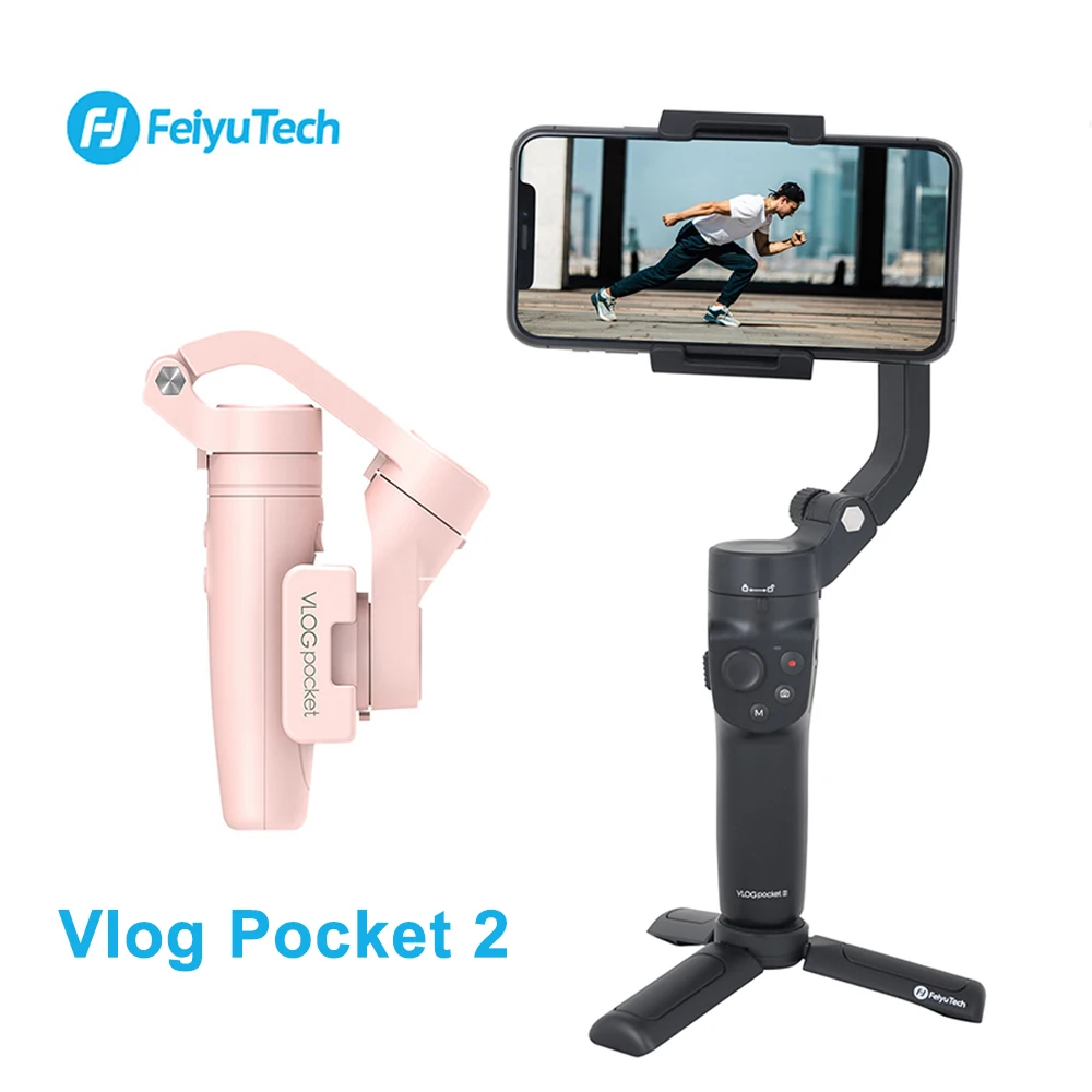 Ручной Стабилизатор FeiyuTech Vlog Pocket 2 мини селфи-палка стабилизатор для смартфонов
