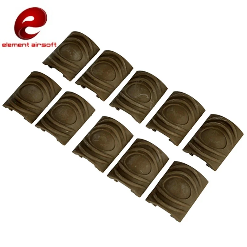 Элемент страйкбол резиновый TDI Rail Cover Picatinny рельсовая планка Softair Handguard тактическая, для охоты, для ружья Пистолет Аксессуары OT0801 - Цвет: DE