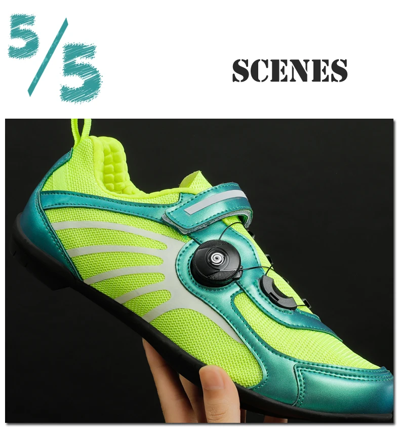 Men Women Road Riding Racing Shoes Outdoor Breathable Cycling Profession Bicycle Shoes Self-Locking Sport MTB Shoes Size 36-45