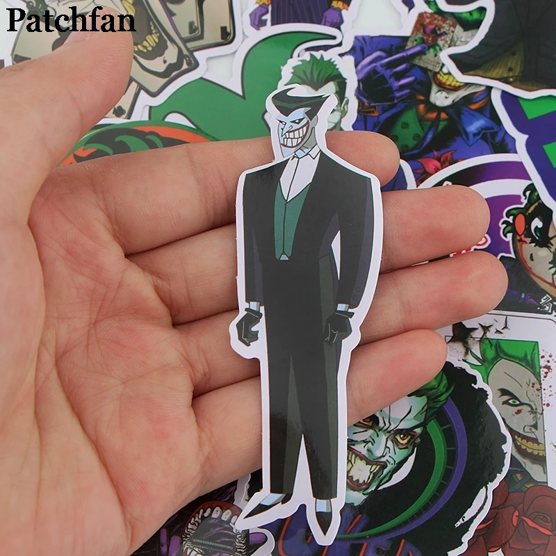 12 компл./лот Patchfan 19 шт. Джокер Отряд Самоубийц забавные наклейки пакеты письмо креативный стиль DIY настенный телефон Скрапбукинг альбом A2299