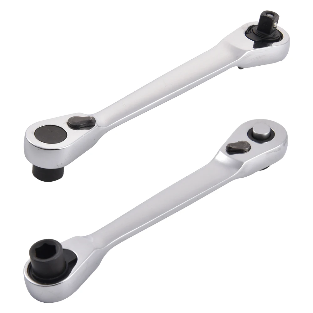 1pcs 1/4&quotMini Ratchet Wrench Batch Head Handle Small Fly Socket Double-Ended Torque Spanner Hand Repair Tools | Инструменты