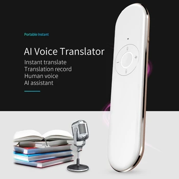

T9 Portable Instant Voice AI Translator 40 Languages Wireless WIFI Connection Translation Machine Foreign Travelling Business