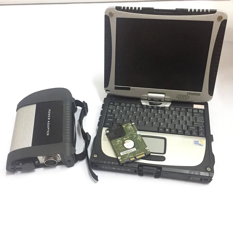  Calidad A + + + MB Star C4 SD conectar con Software 201912 V HDD Laptop CF19 trabajo para diagnósti