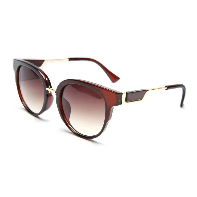 style2 chestnut GIFANSEE, негабаритные, кошачий глаз, пчела, солнцезащитные очки,, женские, винтажные, Роскошные, брендовые, очки, модные, женские, оттенки, oculos UV400 - Цвет линз: style2 chestnut