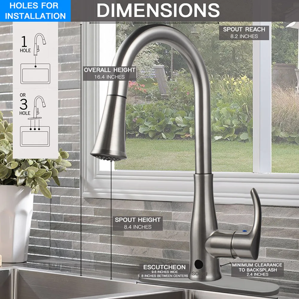 Смесители для кухни латунные индукционные смесители кухонной раковины