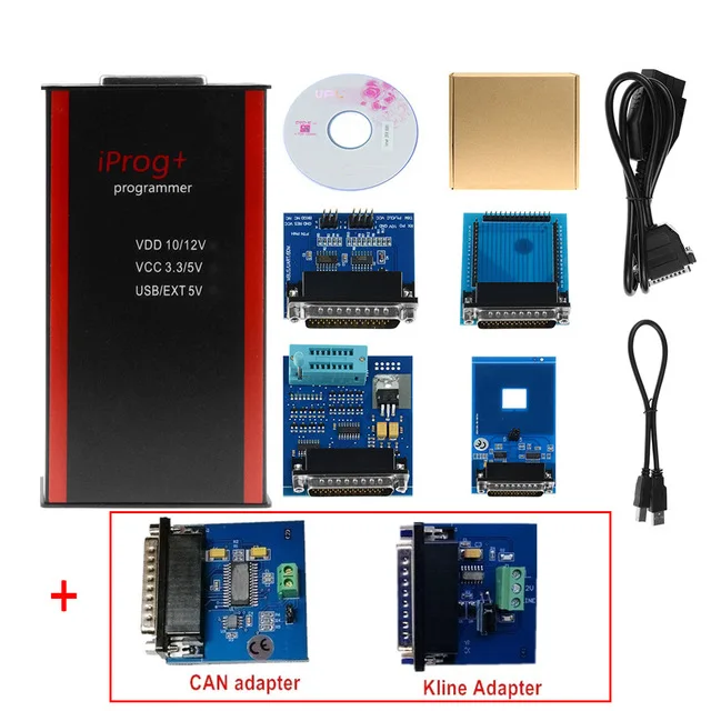 V80 IPROG Porgrammer IR MB адаптеры IPROG CAN-BUS адаптер IPROG Kline адаптер по лучшей цене - Цвет: iprog 2 Adapters