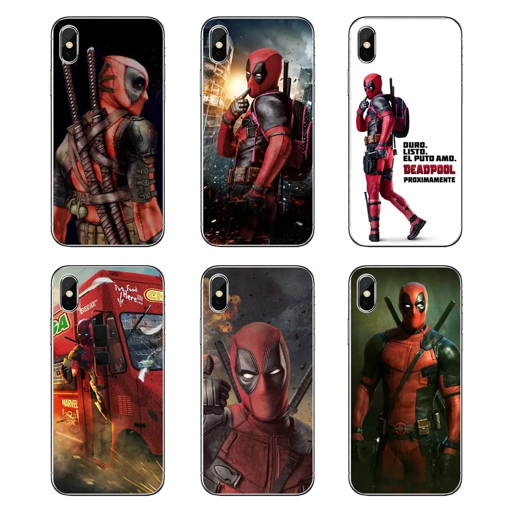 Deadpool For Huawei Honor 8 8C 8X 9 10 7A 7C Mate 20 Lite Pro P Smart Plus Soft Transparent Shell Covers | Мобильные телефоны и