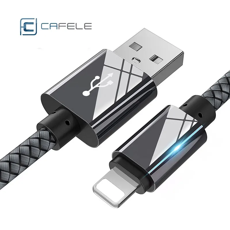 USB Cable 2.4A Fast Charger 1m Single Head Braided Usb Cables For Iphonex Xs Max Iphone6 6s Puls Ipad Mini 1 2 3 4 Equipment | Мобильные