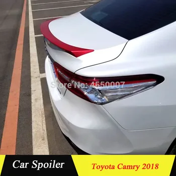 

New design For toyota Camry 2018 2019 high quality ABS Exterior Rear Spoiler Tail Trunk Boot Wing Decoration Car Styling
