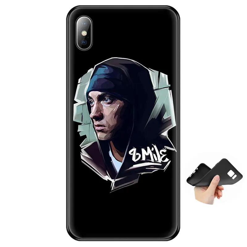 2 Исполнитель хип-хоп, рэппер Эминем Мягкий силиконовый чехол для iPhone 11 Pro Max 6 7 8 Plus 5 5S 6S X XR XS Max чехол - Цвет: 2