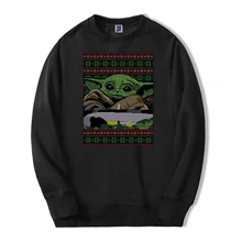 ТВ шоу мандалорский мужской свитер толстовки Весна Осень Повседневная Детская йода Звездные войны Толстовка свободный крой Хип Хоп Модный пуловер