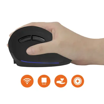 

Wired Wireless Computer Mouse Optical Gaming Mouse Portable 2.4G Ergonomic Upright Vertical Mouse For Desktop & Laptop