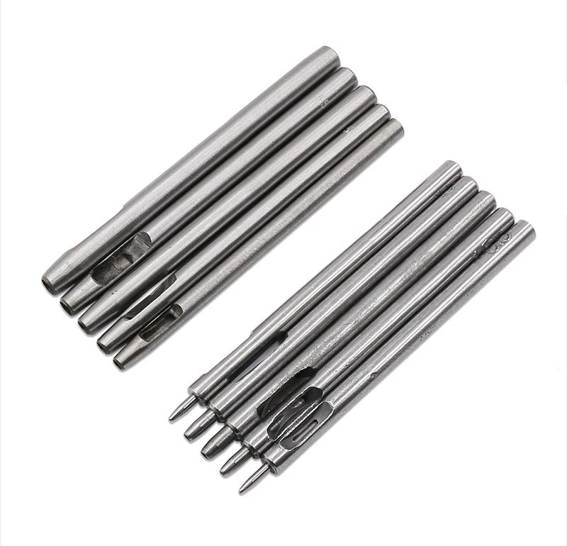 

10pcs/set Carbon Steel Hollow Hole Punch for Belt Install profession DIY Leather Craft Handmade Tools