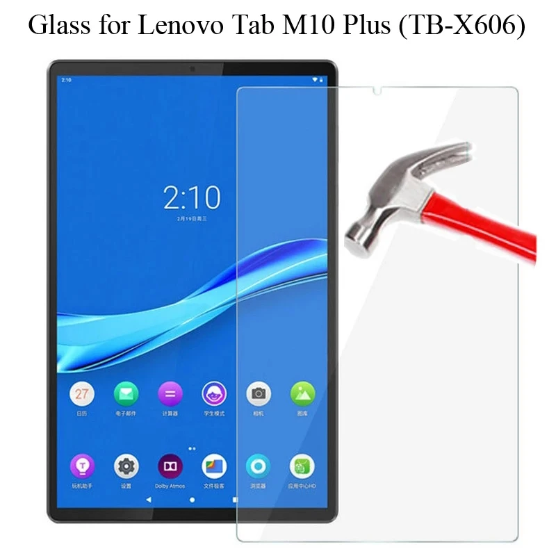 Закаленное стекло для Lenovo Tab M10 FHD Plus TB-X606F TB-X606X защитное 10 3 дюйма планшета 2nd Gen