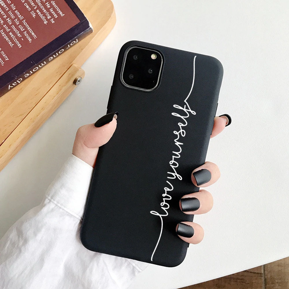 07 Чехол для телефона с милым принтом для влюбленных iphone 7, 8 Plus, X, 5S, SE, чехол для iphone 6 Plus, XR, XS Max, 11Pro, матовый мягкий чехол - Цвет: 07