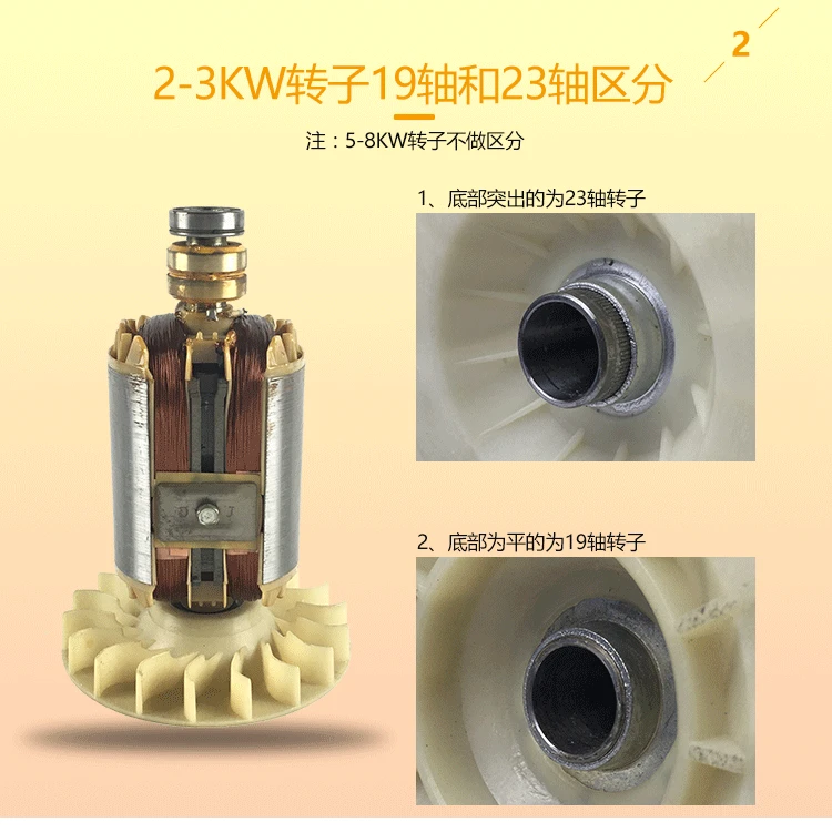 Бензиновый генератор статора роторный узел 2/2,5/2,8/3/5/6,5/7/8KW однофазный трехфазный медный катушечный двигатель запчасти