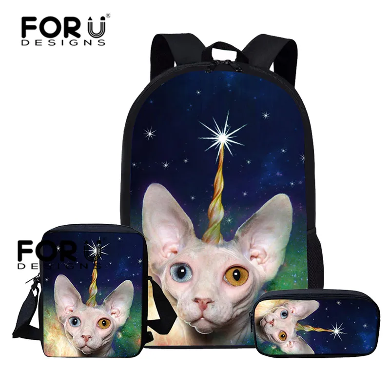 FORUDESIGNS/Школьные сумки с жемчужной собачкой; рюкзак; школьный рюкзак для детей; рюкзаки для девочек; школьные рюкзаки; Mochila - Цвет: CC3666CEK