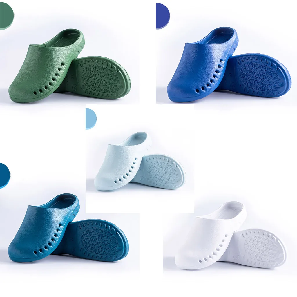 Мужские повседневные сандалии; удобная мягкая нескользящая обувь; обувь для медсестры; дышащая обувь с отверстиями; Мужская Массажная обувь; мужские сандалии; тапочки