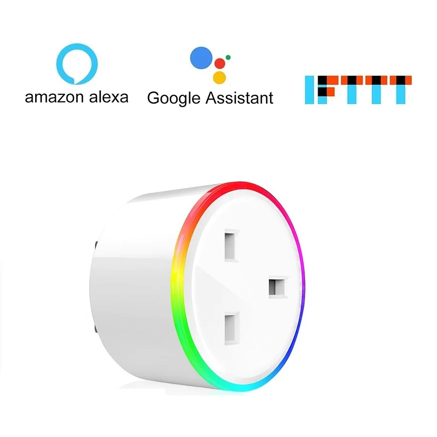 

Cheap Price Smart Plug Wifi Smart Socket 10A UK Plug for UK Singapore Malaysia Outlet Works With Google Home Mini Alexa IFTTT