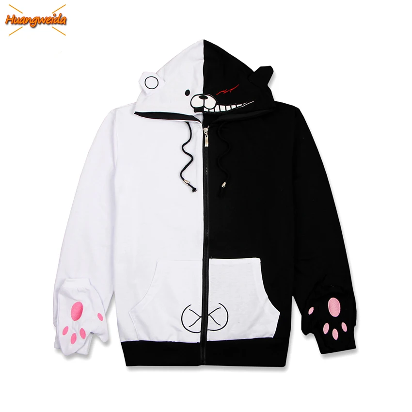 Куртка с рисунком из аниме Danganronpa Косплей Монокума костюм плюшевые унисекс