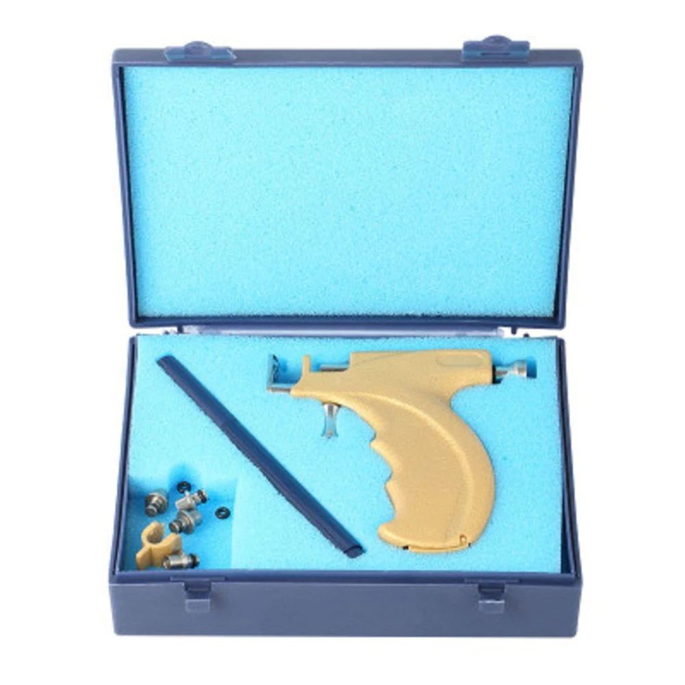 Professional Ear Piercing Gun Reusable Earlobe Cartilage Body Piercing