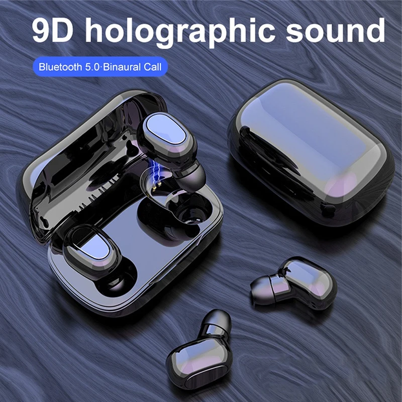 Bluetooth Earphones With Microphone Wireless Headphones Power Box Charger For Sony Xperia XZ5 10 5 1 2 XZ XZs XZ1 XZ2 XA XA3 L3 |