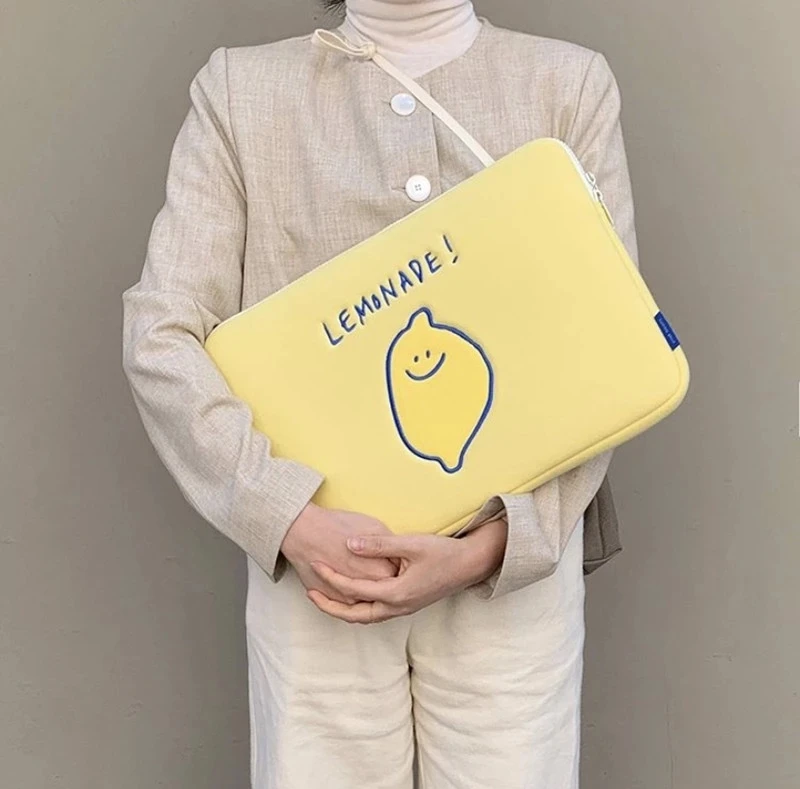 Tablet Case Laptop Storage Bag for 11 13 15 Inch Ipad Girls Ipad Protective Liner Sleeve Pouch Student Cotton Liner Laptop Purse сумка case logic reflect laptop sleeve для macbook 13 refmb 113 yonder yellow 3204884