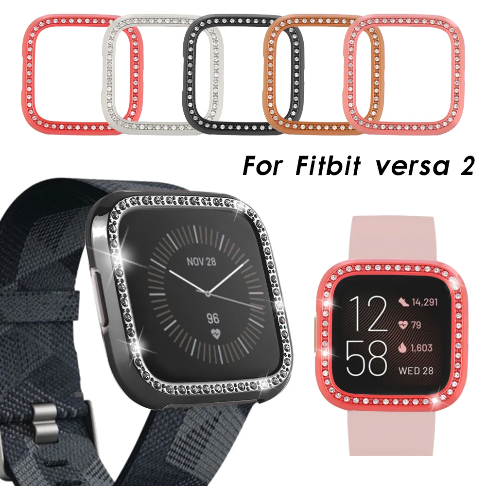 Мягкий ТПУ протектор 360 градусов защитный чехол для Fitbit Versa 2 Band Спорт Мода покрытие аксессуары экран защитный чехол