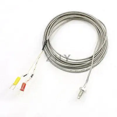 

WRX-31 6mm Thread E Type Temperature Sensor Thermocouple 0-600C 13.1Ft