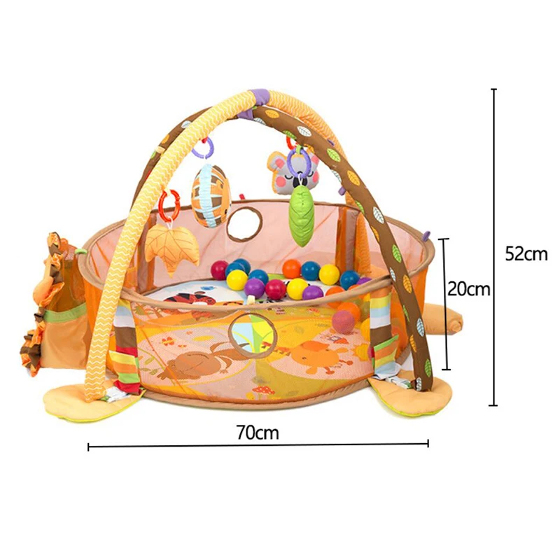  Infant Baby Play Mat Activity Gym Mat Toys Soft Floor Carpet Rug Activity Crawling Developing Mat B