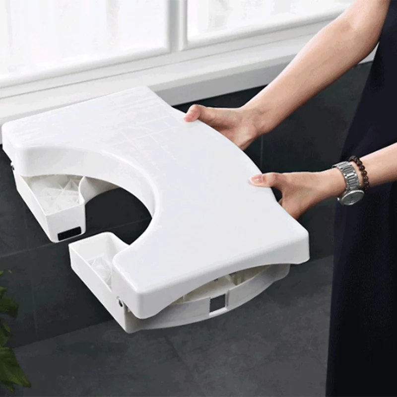 

41x25x17.5Cm Non-Slip Toilet Foot Stool Folding Children'S Potty Footstool Professional Toilet Auxiliary Stool Bathroom Suppli