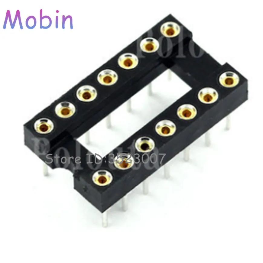 2.54   IC Ÿ Ŀ, DIP-14  , 14 , 2.54mm DIP DIP14 IC ,  , 90PCs/Ʈ