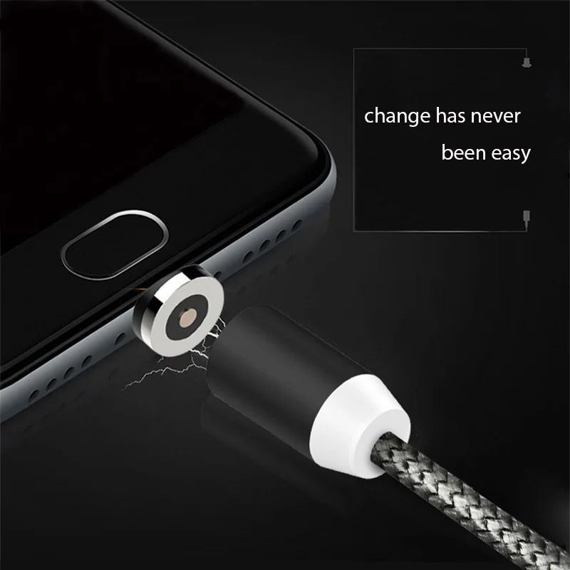 Cafele Магнитный кабель 3 в 1 Micro usb type C Кабельный адаптер зарядное устройство для Iphone samsung Xiaomi магнит Android телефон шнур данных